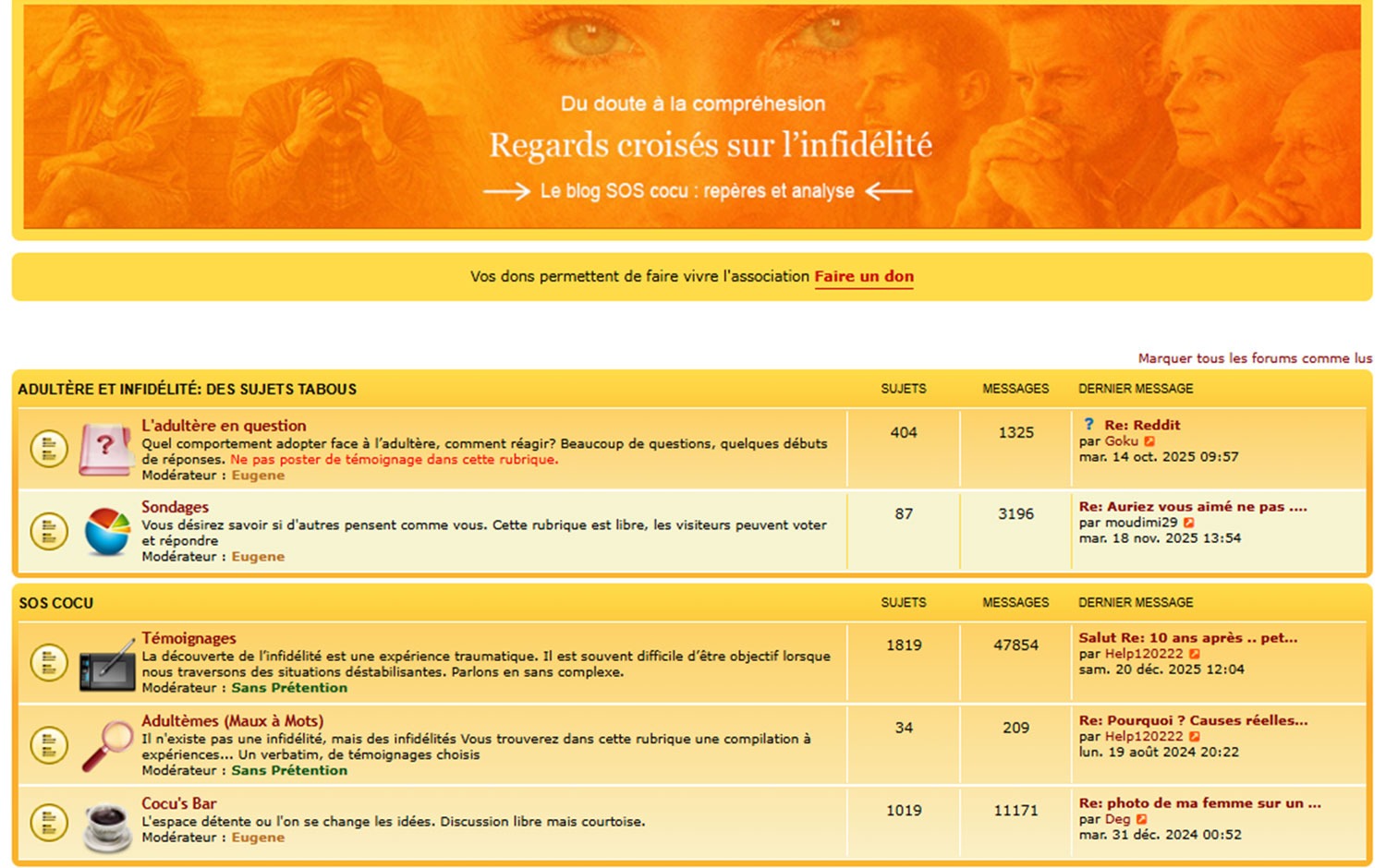 Ils ont trouvé une écoute, ils racontent