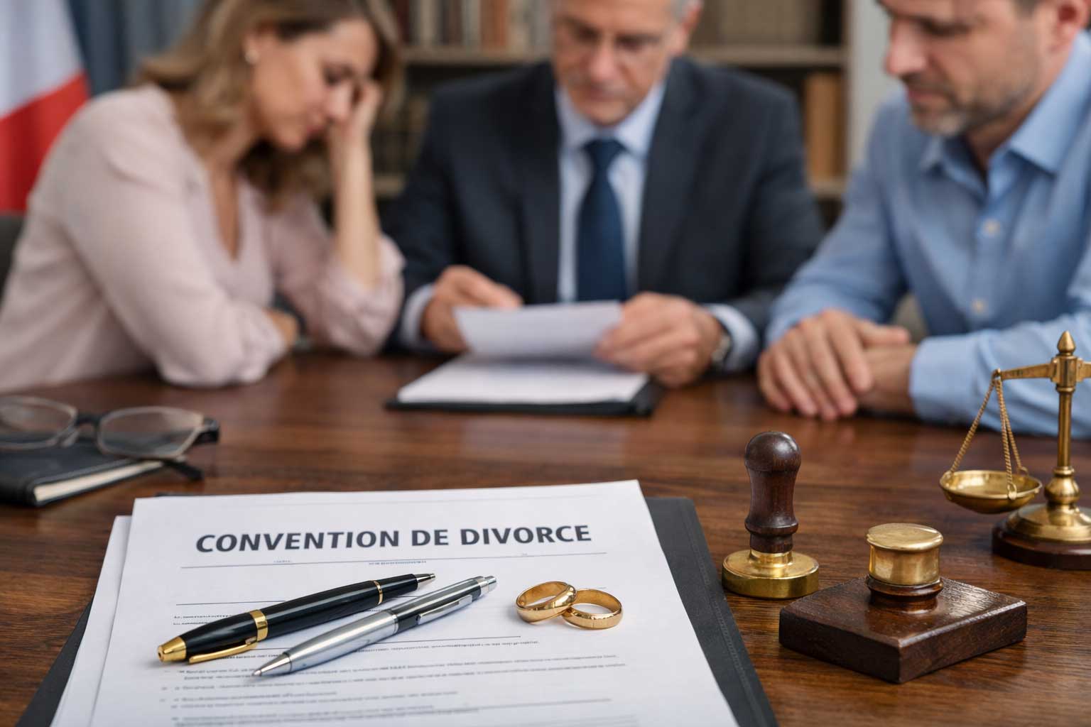 Divorce chez le notaire – signature d’une convention de divorce